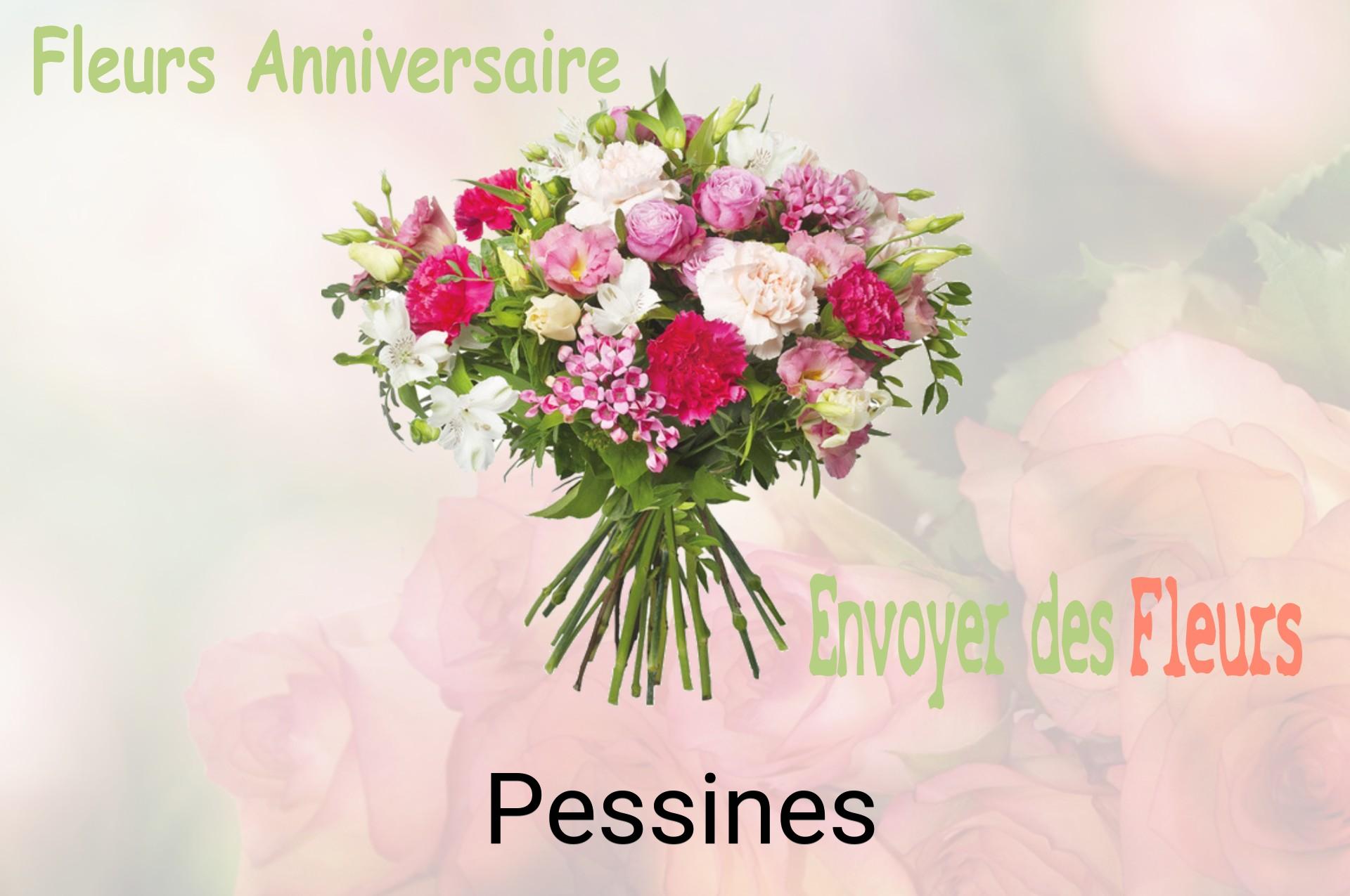 Bouquet de fleurs d’anniversaire livré à Pessines